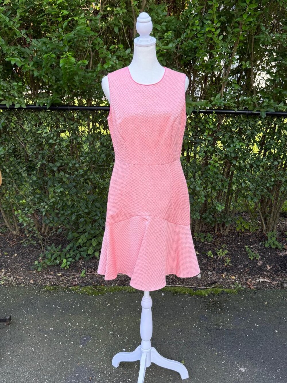 Shoshanna Vibrant Pink Cocktail/Day Dress - Size 6 - Made in USA